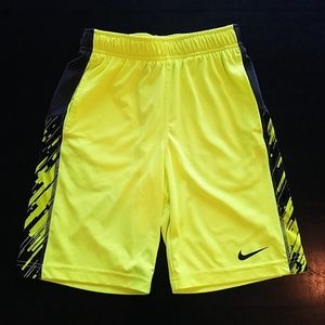 Nike Youth Small Shorts (neon yellow)